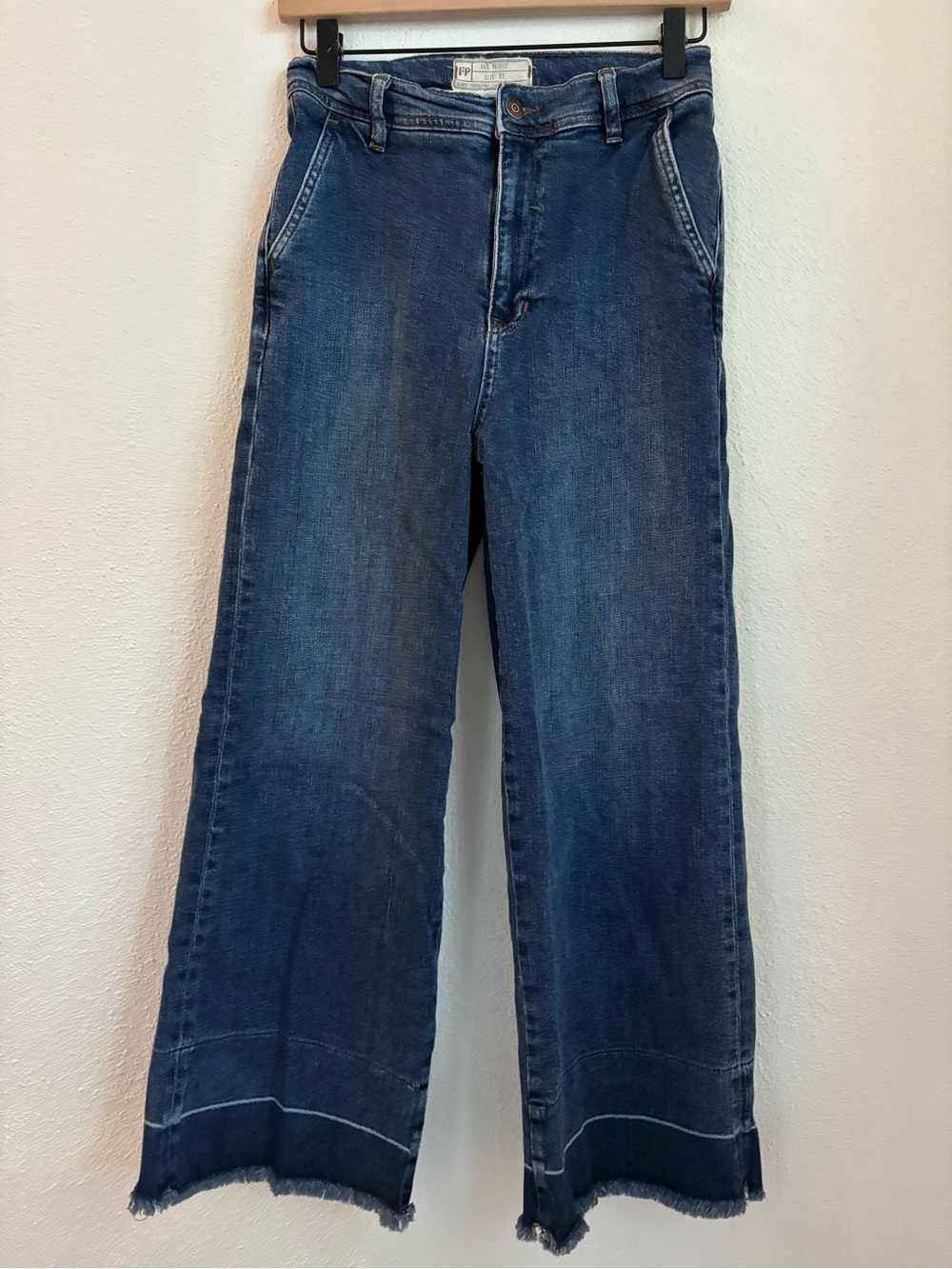 Free People | Dark Blue Wide-Leg Jean